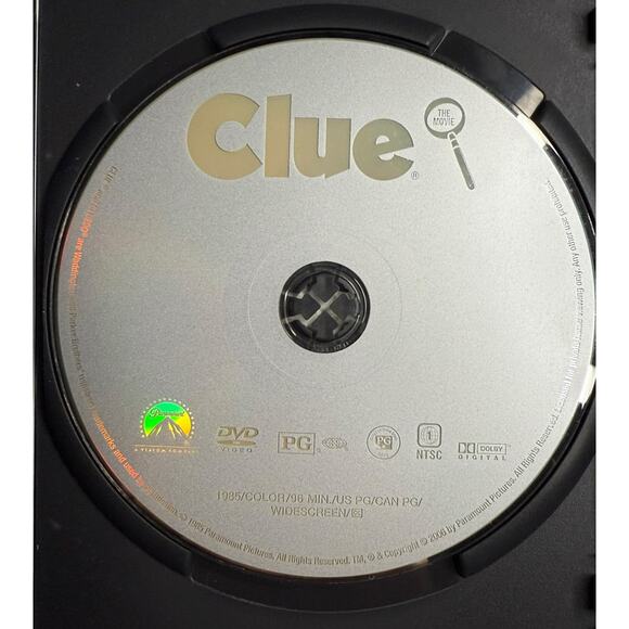 Clue The Movie DVD (1985) Widescreen Tim Curry, Madeline Kahn, Christopher Lloyd - Picture 5 of 6